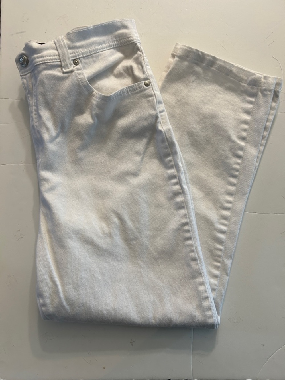Gloria Vanderbilt Amanda Jeans white size 12 average
